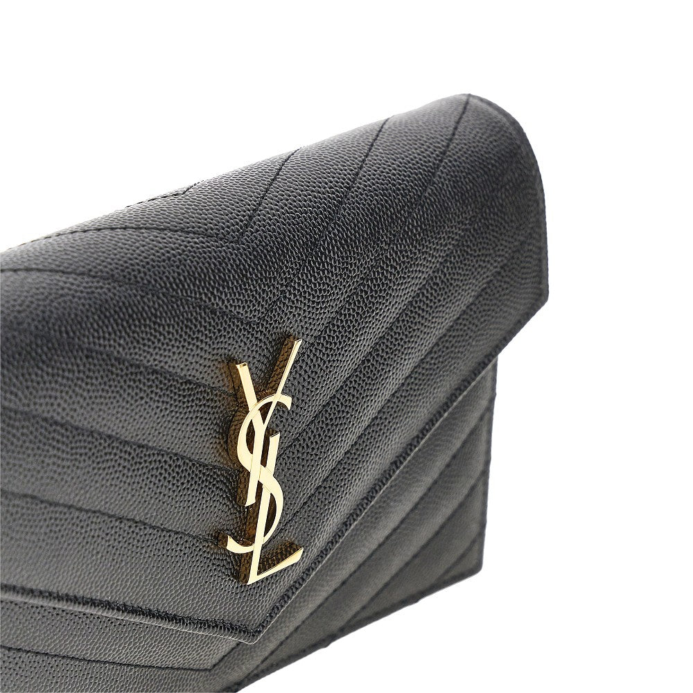 Leather pouch with Cassandre detail
