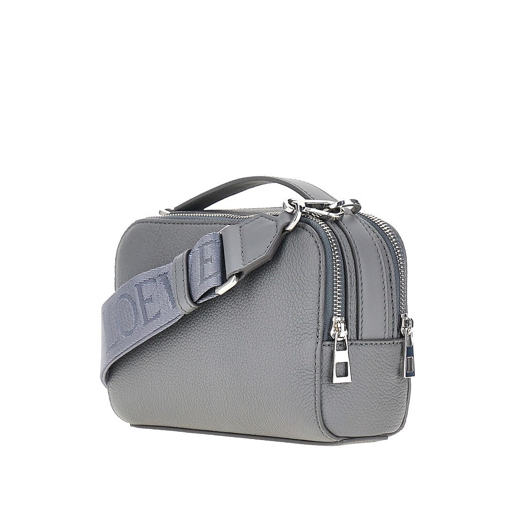 Grained leather mini 'Camera' bag