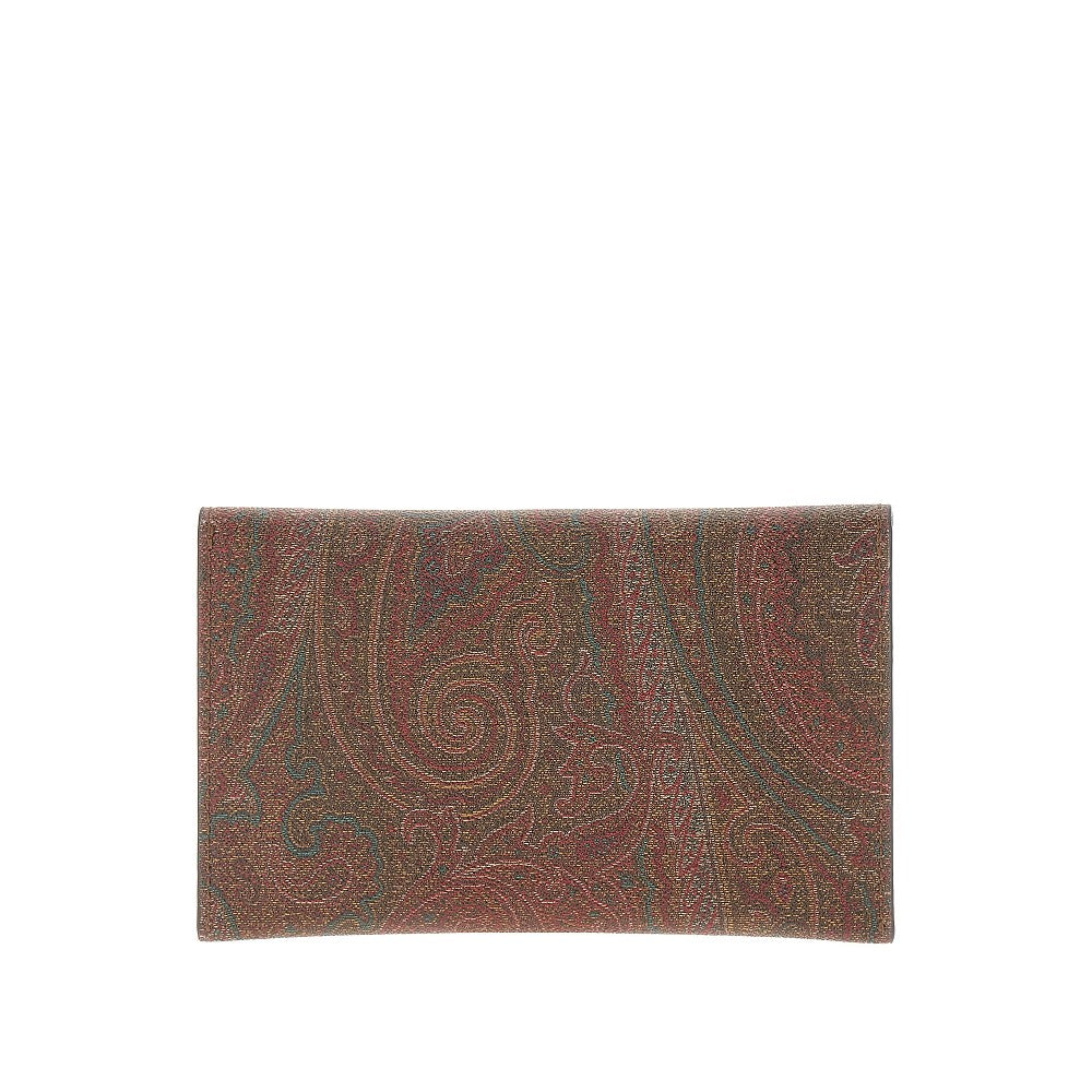 Paisley pouch with Pegaso embroidery