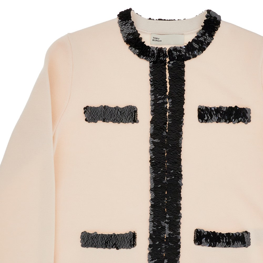 &#39;Kendra&#39; wool-blend jacket with sequins