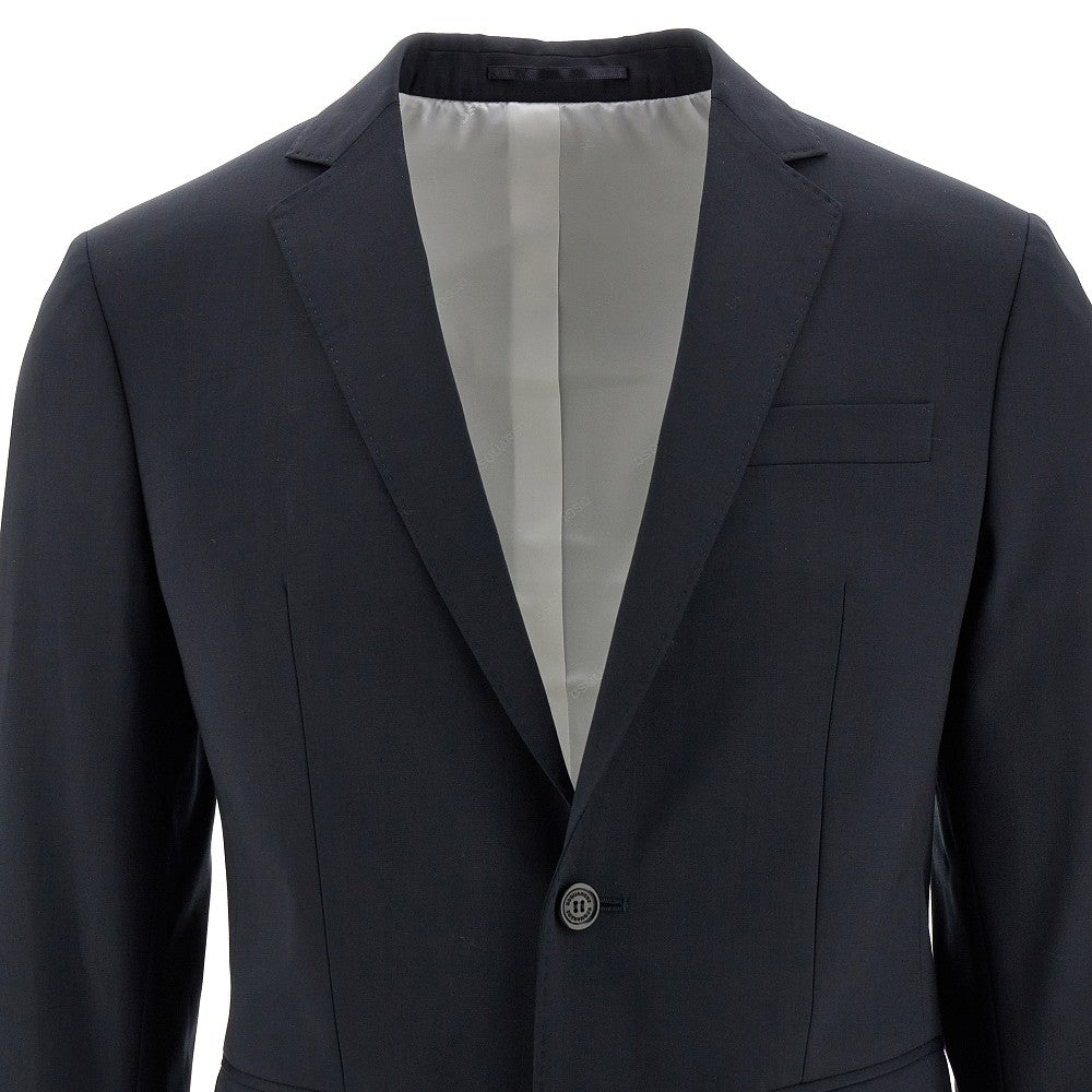 Streth wool tailored suit