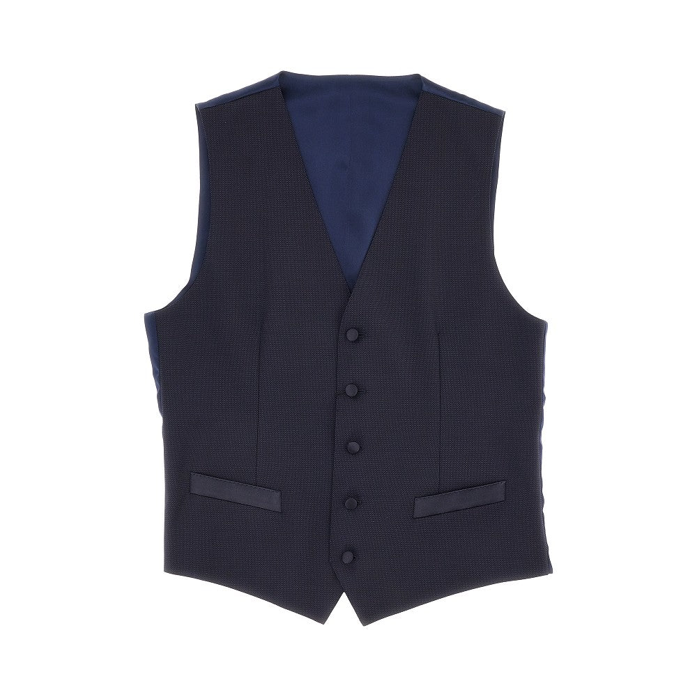 Wool tailored vest