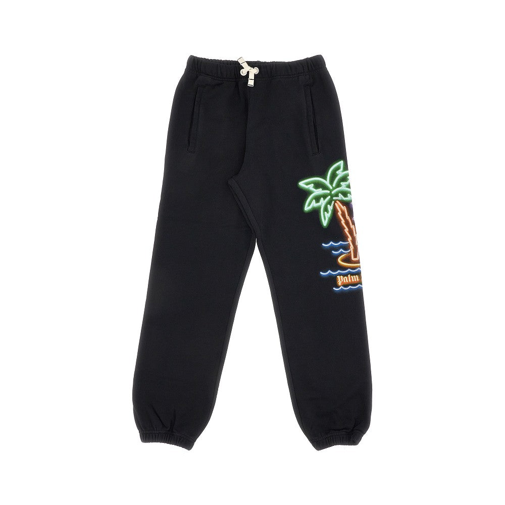 Joggers con stampa &#39;Neon Palms&#39;