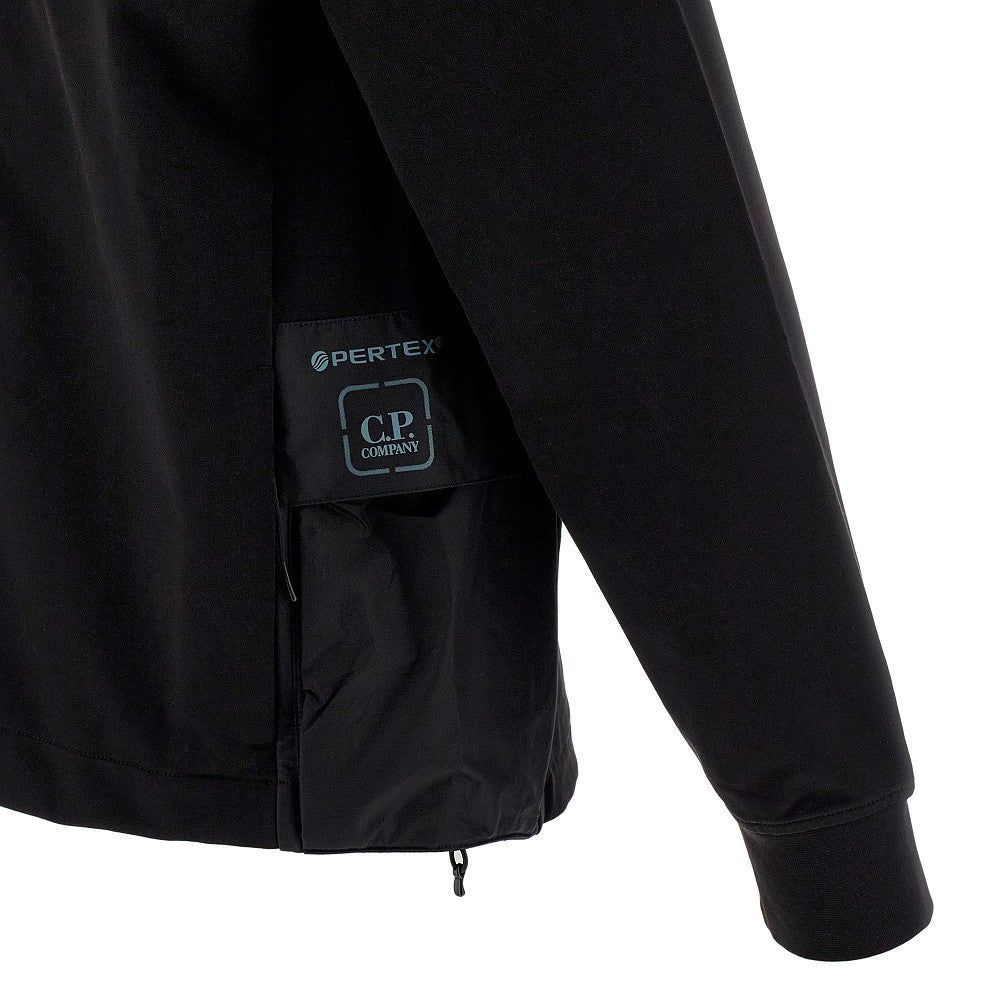 Full-zip hoodie with Pertex details