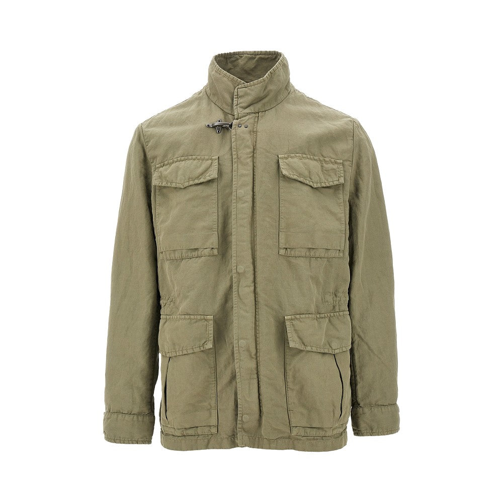 Cotton and linen Safari jacket