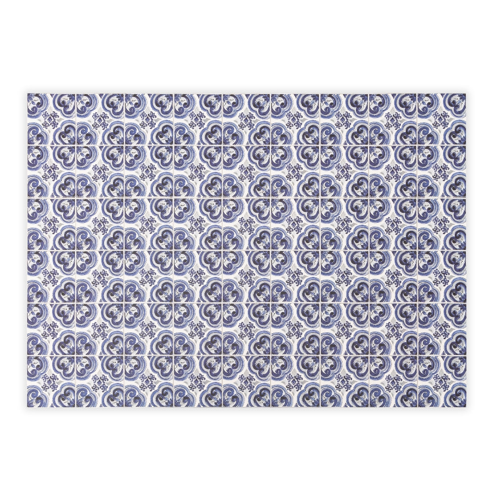 Paper placemats with Mediterranean print
