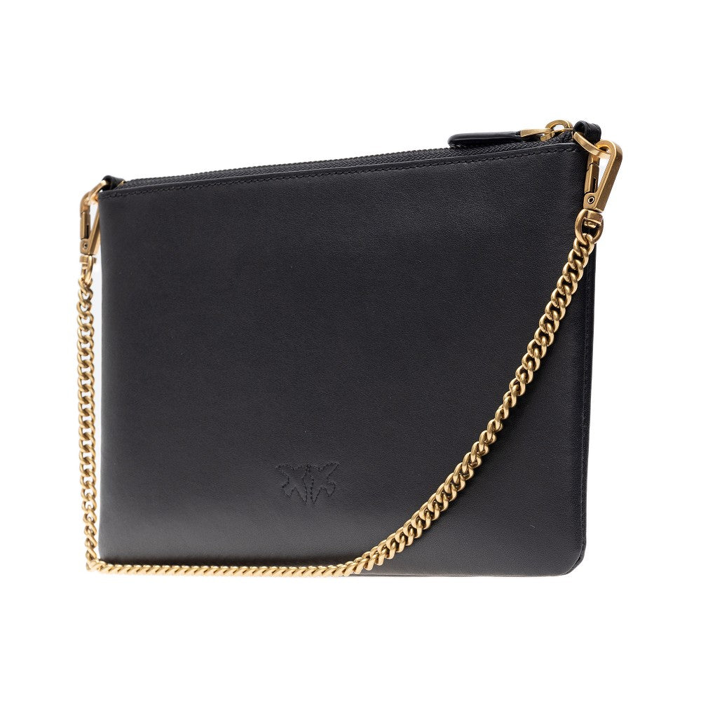 Flat Classic leather pouch