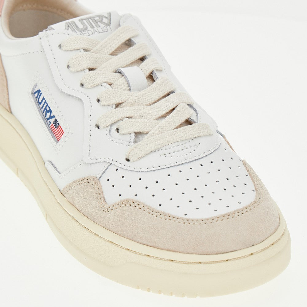 Suede and leather Medalist Low sneakers