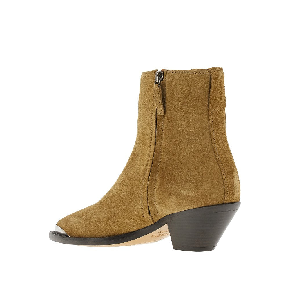 &#39;Adnae&#39; suede leather ankle boots