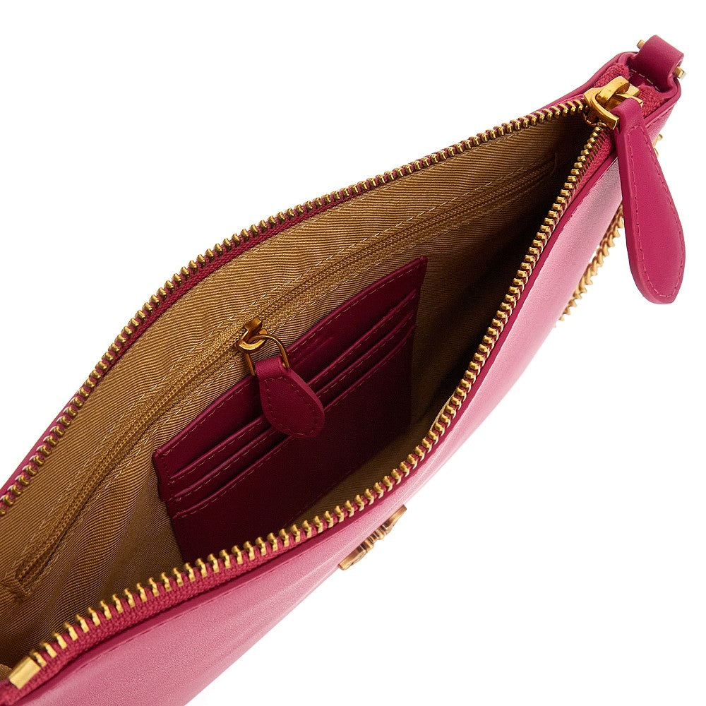 Flat Classic leather pouch
